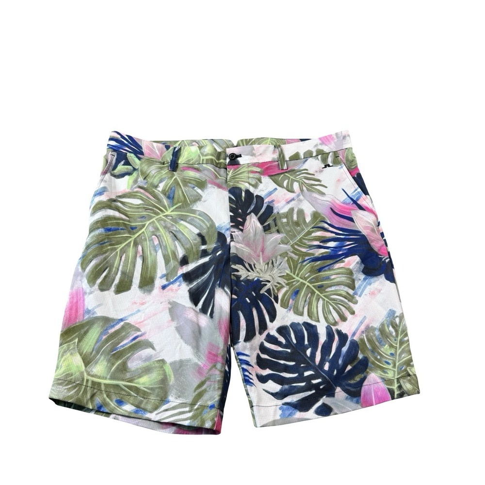 J.Lindeberg Tropical Tim Print Performance Mens Golf Short Size 34
